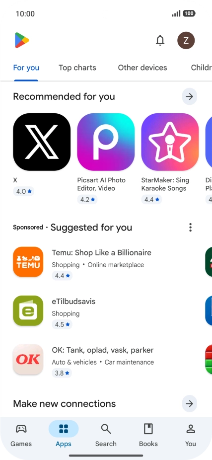 Press Search.