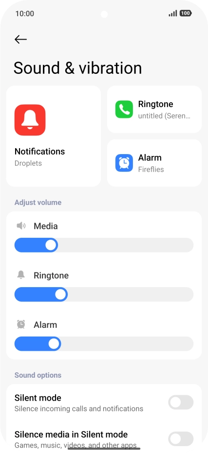 Slide your finger upwards starting from the bottom of the screen to return to the home screen.