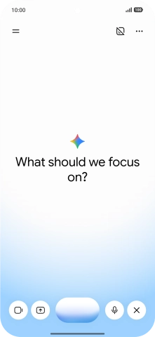 Talk to Gemini about the required topic. Talk to Gemini about the required topic.
