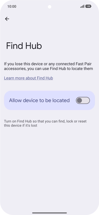 Press the indicator next to Press the indicator next to