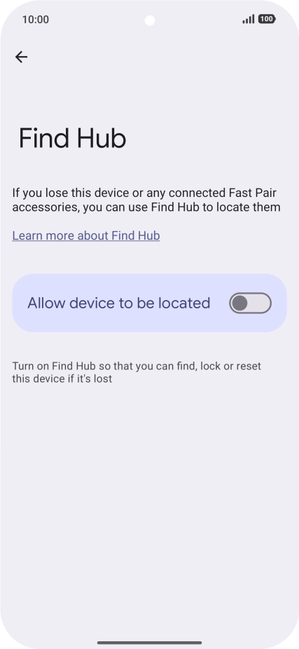 Press the indicator next to Press the indicator next to