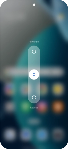 Press and drag the circle upwards.