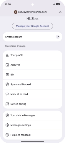 Press Messages settings. Press Messages settings.