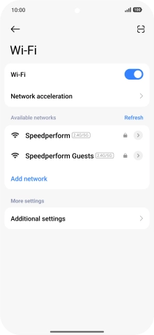 Press Network acceleration. Press Network acceleration.