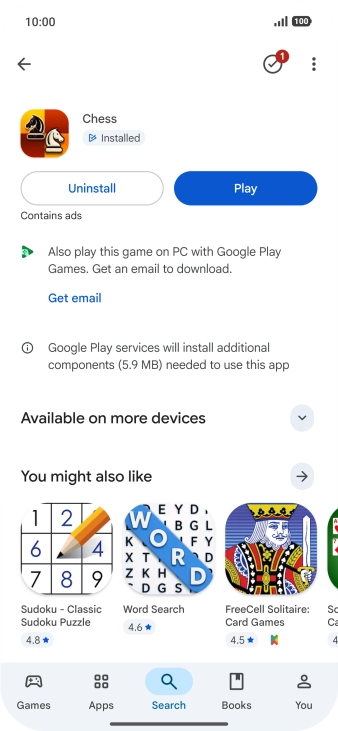 Slide your finger upwards starting from the bottom of the screen to return to the home screen.