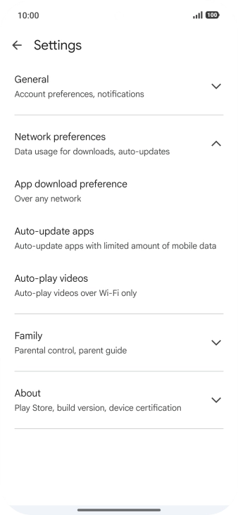 Press Auto-update apps. Press Auto-update apps.