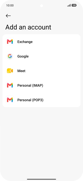 Press Google.