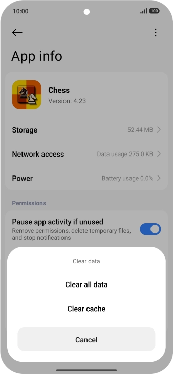 Press Clear cache. Press Clear cache.