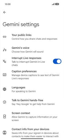 Follow the instructions on the screen to select the required settings. Follow the instructions on the screen to select the required settings.