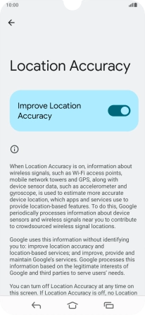 If you press the indicator next to 