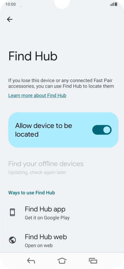 Press the Home key to return to the home screen. Press the Home key to return to the home screen.