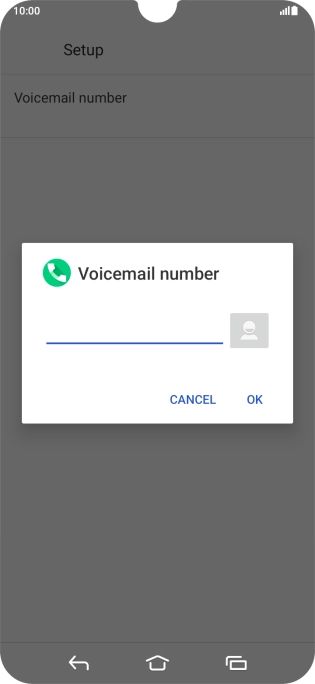 Key in +447836121121 and press OK. Key in +447836121121 and press OK.