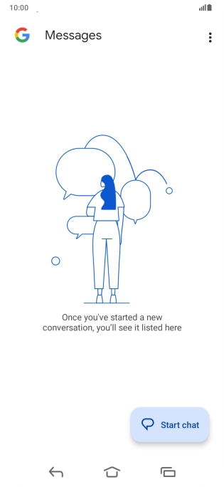 Press the menu icon. Press the menu icon.