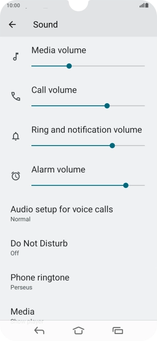 Press Phone ringtone. Press Phone ringtone.