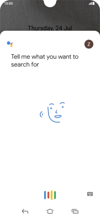 Press the profile icon.