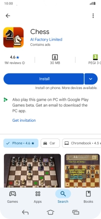 Press the Home key to return to the home screen.