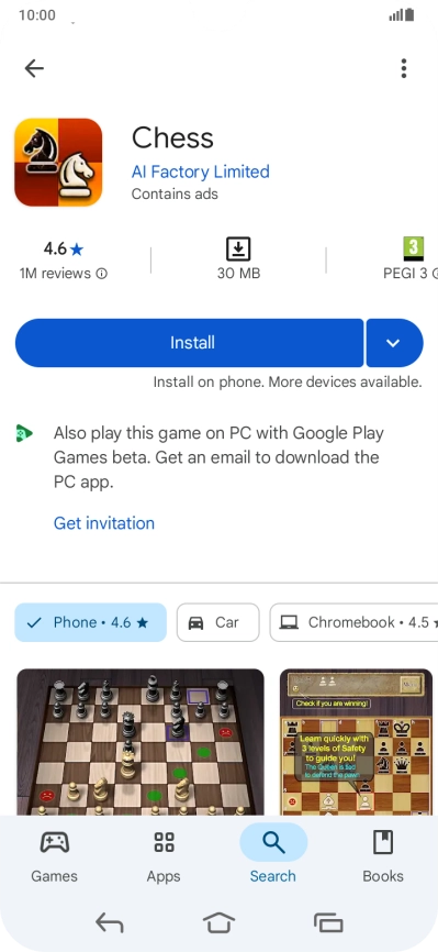 Press the Home key to return to the home screen.