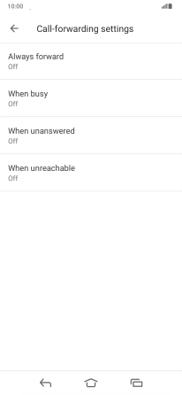 Press the Home key to return to the home screen.