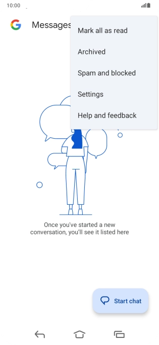 Press Settings. Press Settings.