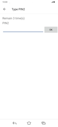 Press the field below 