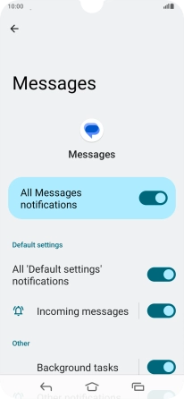 Press the indicator next to Press the indicator next to