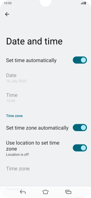 Press the Home key to return to the home screen. Press the Home key to return to the home screen.