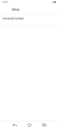 Press Voicemail number. Press Voicemail number.