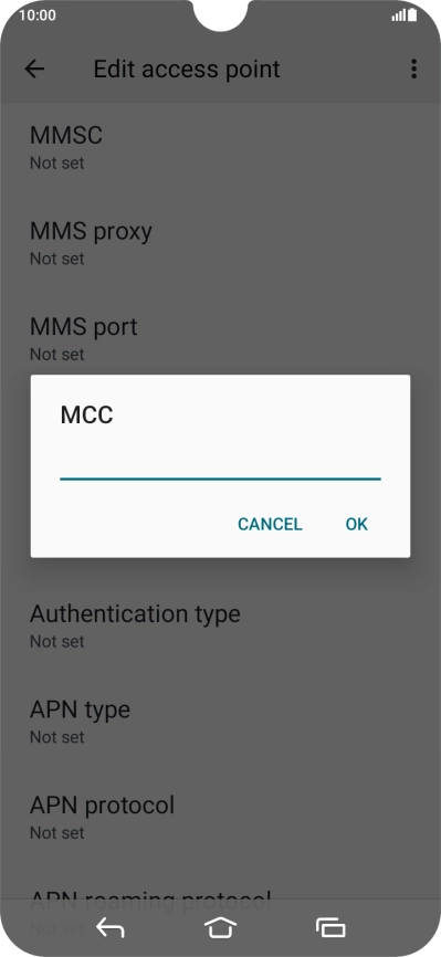 Key in 234 and press OK. Key in 234 and press OK.