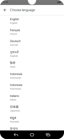Press the Return key.
