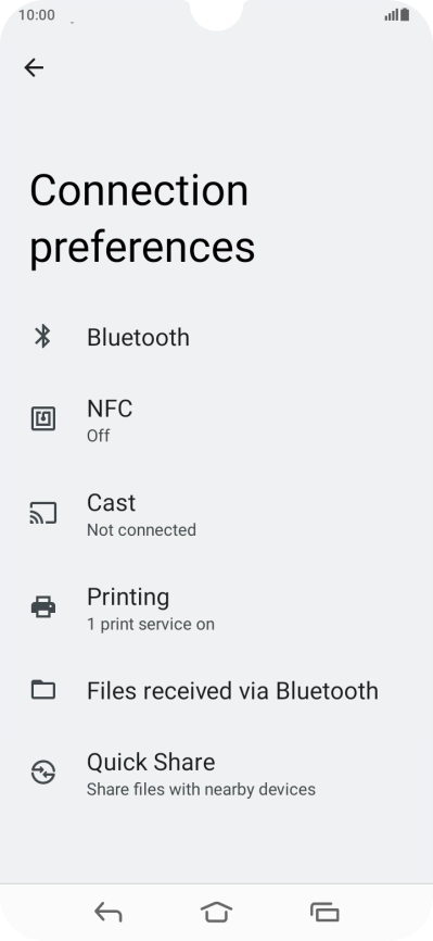 Press NFC. Press NFC.