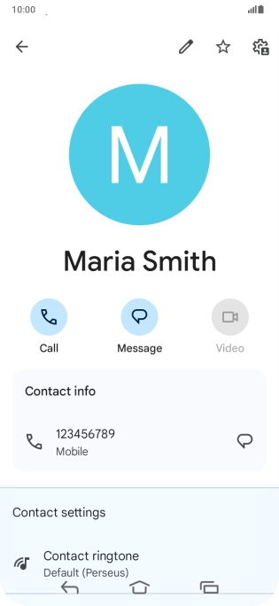 Press the Home key to return to the home screen.