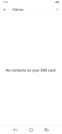 Press the menu icon.