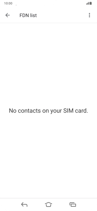 Press the menu icon.