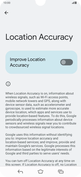 If you press the indicator next to 