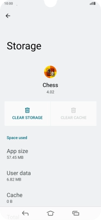 Press the Home key to return to the home screen.