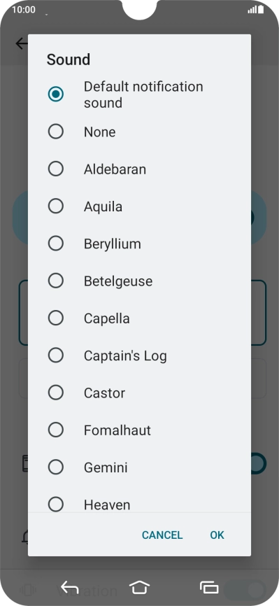 Press the required message tones to hear them. Press the required message tones to hear them.