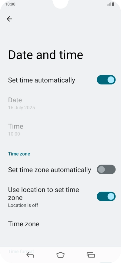Press the indicator next to Press the indicator next to