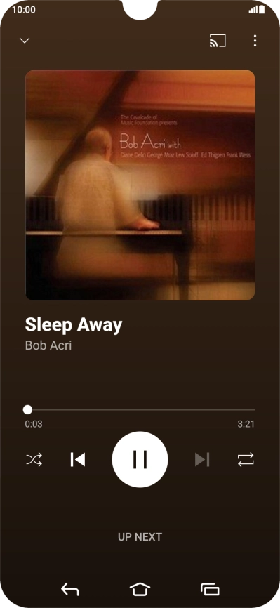 Press arrow right to go to the next audio file. Press arrow right to go to the next audio file.