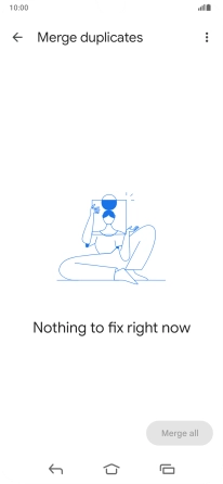 Press the Home key to return to the home screen.