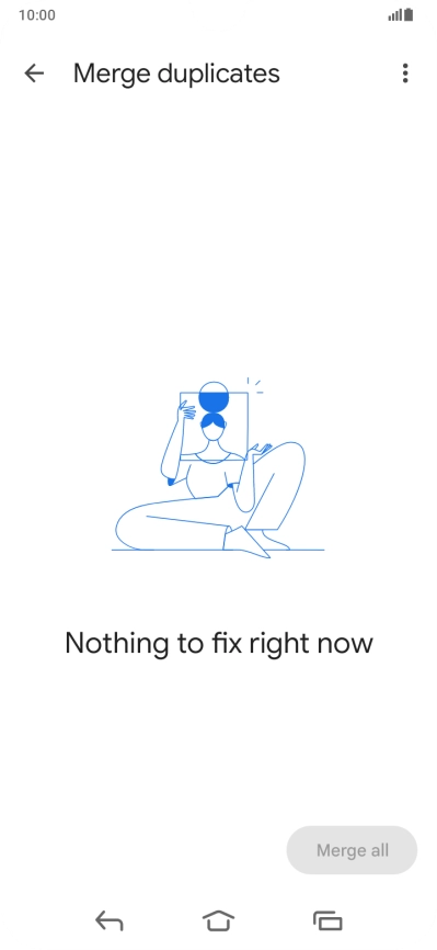 Press the Home key to return to the home screen.
