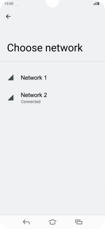 Press arrow left. Press arrow left.