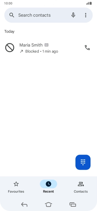 Press the Home key to return to the home screen.