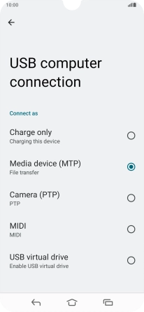 Press Media device (MTP).