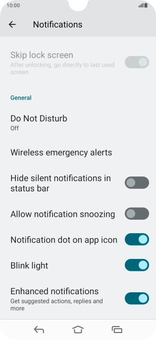 Press Do Not Disturb. Press Do Not Disturb.