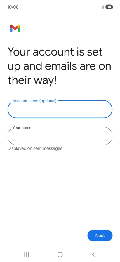 Press the field below 