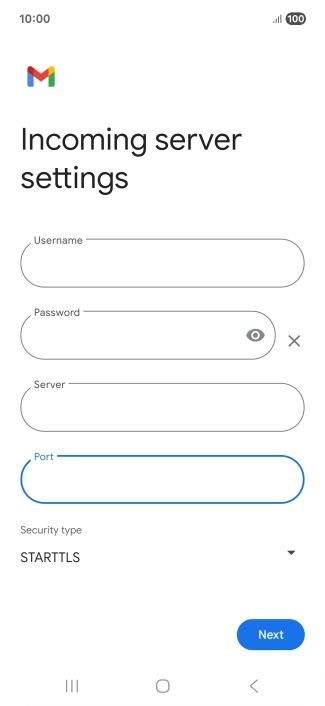 Press the drop down list below 