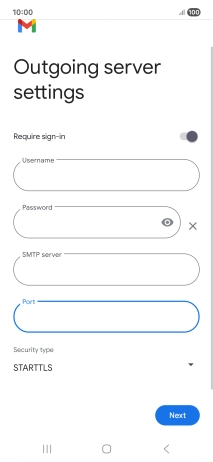 Press the drop down list below 