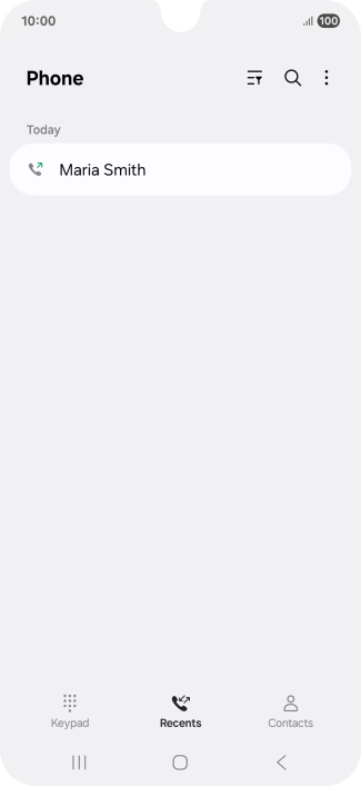 Press the required number.