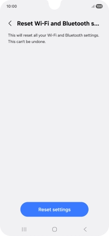 Press Reset settings.