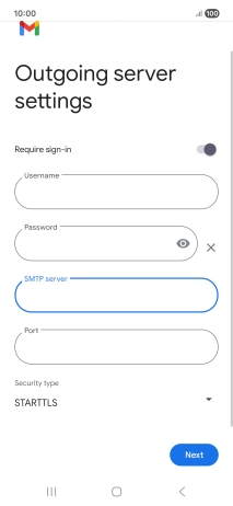 Press the field below 
